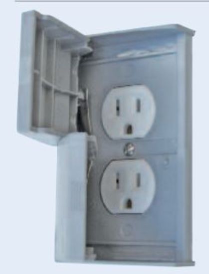 VALTERRA LLC WEATHERPROOF RECPT W/CVR - 52499SCREC