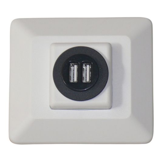 VALTERRA LLC BL 12V METAL OUTLET CAP - 61031USB