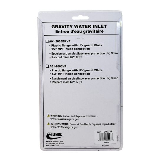 VALTERRA LLC GRAVITY WATER INLET - WHI - A012003VP