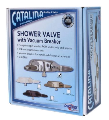 VALTERRA LLC CATALINA 4' SHOWER VALVE  CHROME - PF223304