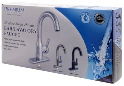 VALTERRA LLC PREMIUM SLIMLINE BAR FAUCET BK - PF231710
