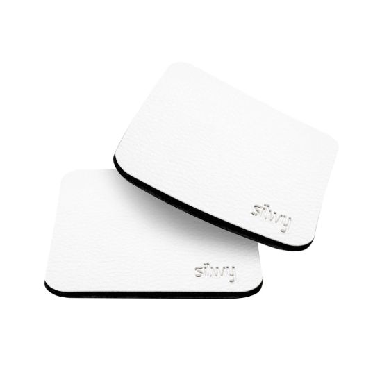 SILWY MAGNET METAL-NANO-GEL-PADS (SQUARE) WHITE - U000QUW2