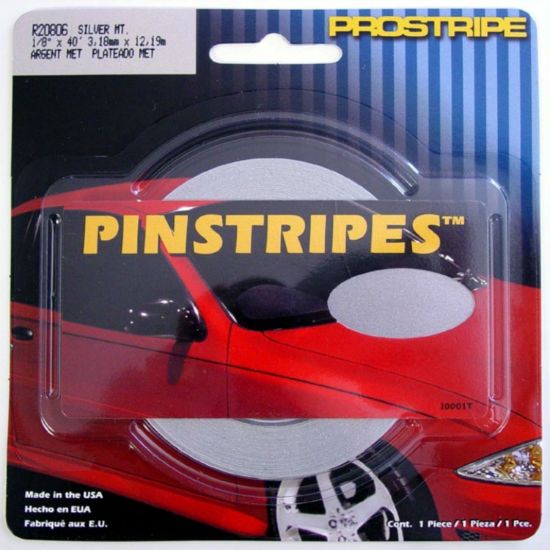 TRIMBRITE PROSTRIPE 1/8X40'SILV MET - R20806