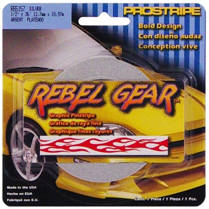 TRIMBRITE REBEL GEAR FLAME--SILVER - R65157