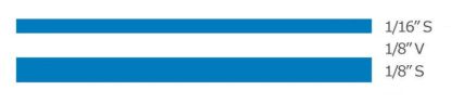 TRIMBRITE MULTISTRIPE 5/16'TAPE BLU - T0404