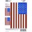 TRIMBRITE STICKER AMERICAN FLAG - T1894