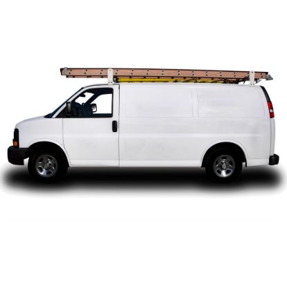 TRAILFX VAN RACK 2 BAR RG MOUNT WHITE - FCLR004W