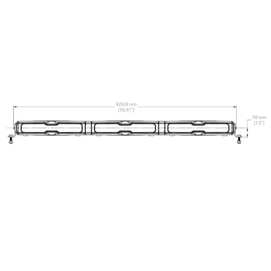 TYRI OFF-ROA V36 LIGHTBAR 12V 12900 ELUM - V12K0121