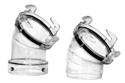 VALTERRA LLC HOSE ADPATER 45  CLEAR - T1026