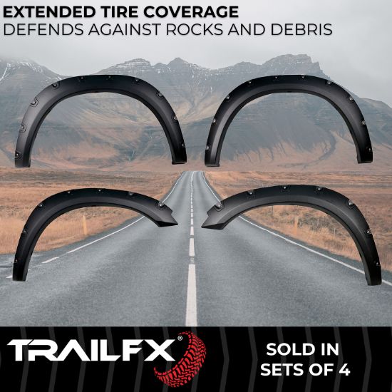 TRAILFX POCKET STYLE FLARE TEXTURE SET OF 4 - TFD3002T