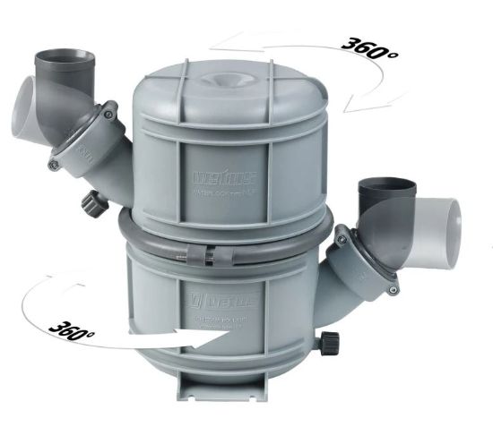 VETUS ROTATABLE WATERLOCK/MUFFLER TYPE NL - NLP50