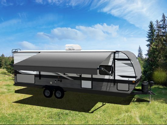 VELARIUM 16' CHARCOAL FADE VINYL CANOPY - VC16002000