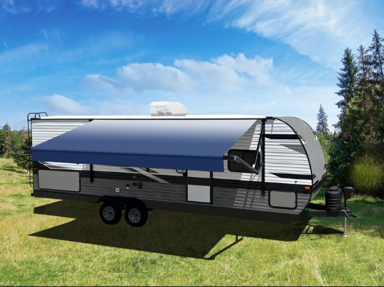 VELARIUM SLATE BLU FADE CANOPY/ROLL TUBE 16' - VR16004000