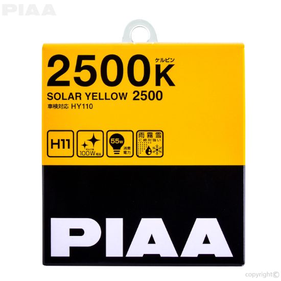 VALEO SOLAR YELLOW H11 LIGHT BULB (2500K - 2213411