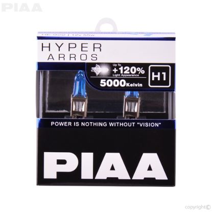 VALEO PIAA HYPER ARROS 5000K 5000K H1 X2 - 2510601