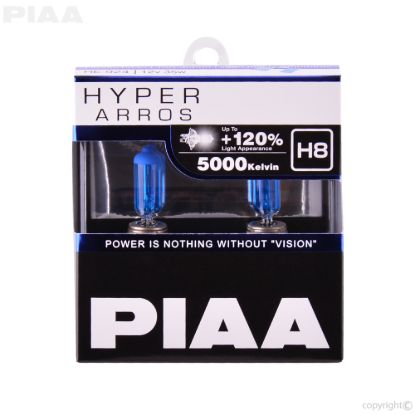 VALEO PIAA HYPER ARROS 5000K 5000K H8 X2 - 2510608