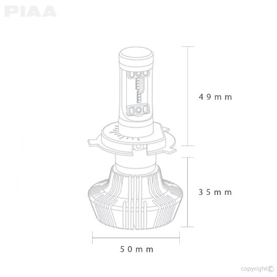 VALEO WHITE 9012 PLATINUM LED BULB KIT - 2617392