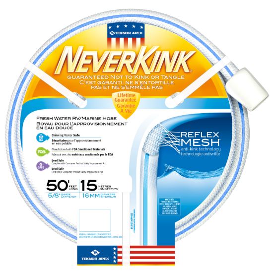 TEKNOR APEX NEVERKINK WATER HOSE  1/2'  50' - 760250
