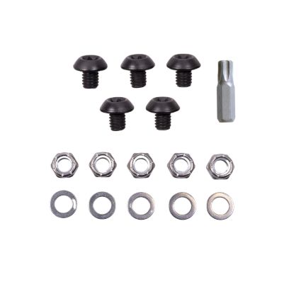 TRAILFX HRDWR KT FF 5 BLACK SS HEX BOLTS - TFPBOLTS