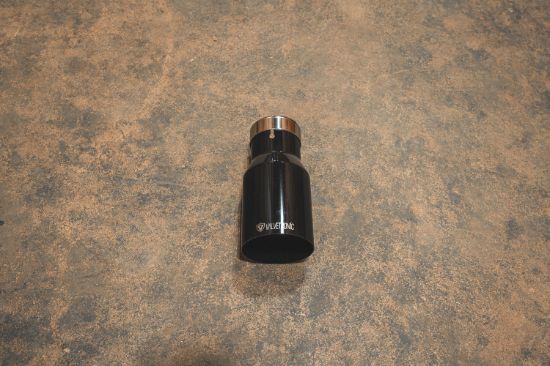 VALVETRONIC BLACK EXHAUST TIP 3-3.5IN - PSW3035BLK