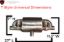 VALVETRONIC VALVED MUFFLER KIT 76MM TSTYLE - UVM76YLEX1