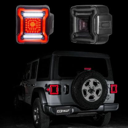 XK GLOW LED SMOKED LENS TAIL LIGHT KIT - XK041027