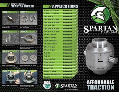 YUKON GEAR THE SPARTAN LOCKER  BY USA STANDARD - 17005