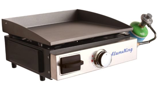FLAME KING FLAT TOP PORTABLE PROPANE GRIDDLE W - NFMHT100NB