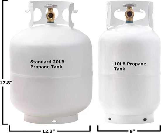 FLAME KING 10 LB STEEL GAS CYLINDER - YSN10LB