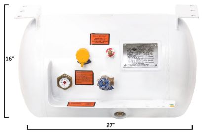 FLAME KING 20.3 GAL RV ASME VAPOR CYLINDER - YSN203