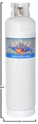 FLAME KING 60# LP CYLINDER W/POL VALVE - YSN60LB
