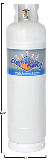 FLAME KING 60# LP CYLINDER W/POL VALVE - YSN60LB