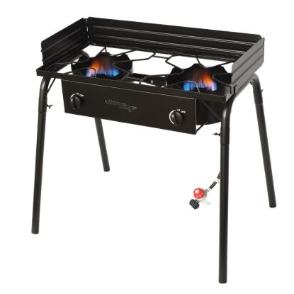 FLAME KING 60K BTU DOUBLE BURNER STOVE - YSNDB60K