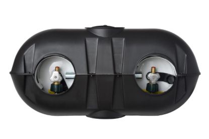 FLAME KING 20# DUAL PROPANE COVER - YSNPCCRV