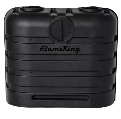FLAME KING DUAL 30LB LP PROPANE TANK LIGHT PLA - YSNPCCRV30