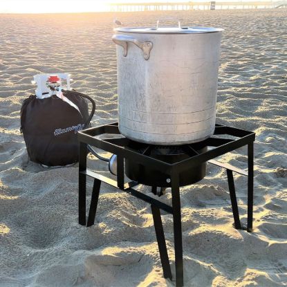 FLAME KING 200K BTU SINGLE BURNER PROPANE STOV - YSNSB200K
