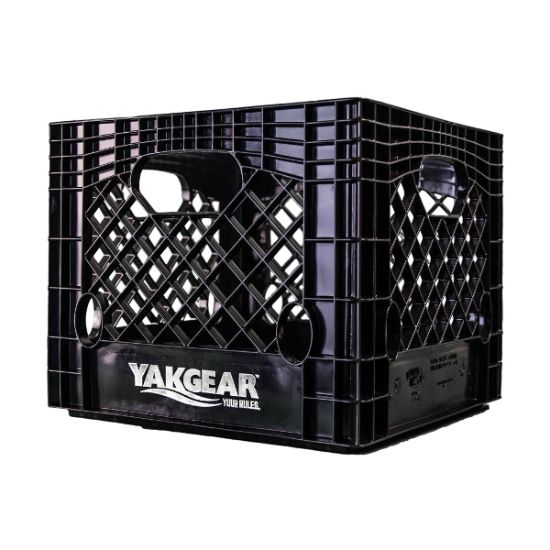 YAKGEAR BLACK 13' X 13' MILK CRATE (SQUARE) - BMC13