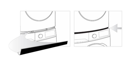 WESTLAND TRIM KIT  WFL2500X & DV1725X. BLACK - SK04T