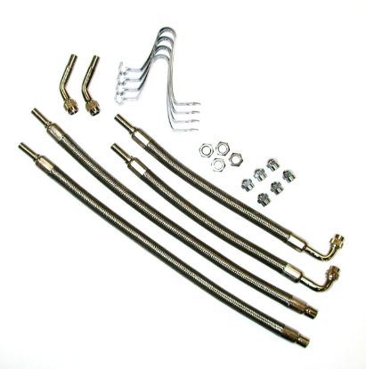WHEELMASTER 4 HOSE SS KIT FOR WHEEL C - 8208