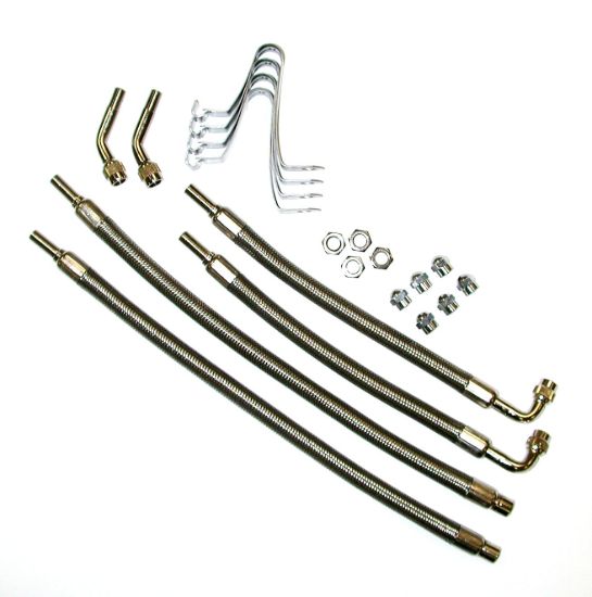 WHEELMASTER 4 HOSE SS KIT FOR WHEEL C - 8208