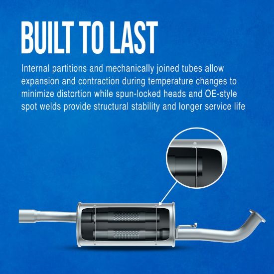 WALKER EXHST UNIVERSAL TRU-FIT MUFFLER - 18107