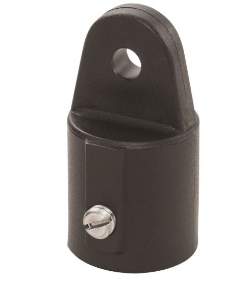 WHITECAP IND 3/4' OUTSIDE EYE END (PR) BLK - 3416BP