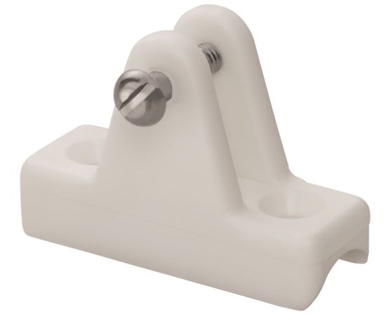 WHITECAP IND 7/8' RAIL HINGE (PR.) WHT - 3443WP