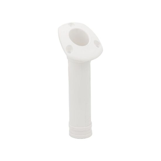 WHITECAP IND PCKG. FLUSH MOUNT ROD HOLDER - WHT - 3447WP