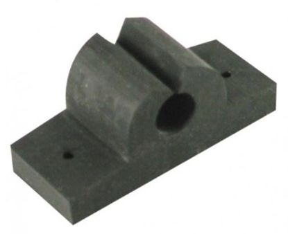 WHITECAP IND 3/8' BLACK RUBBER TOOL/ROD HOLDER - 3750BC