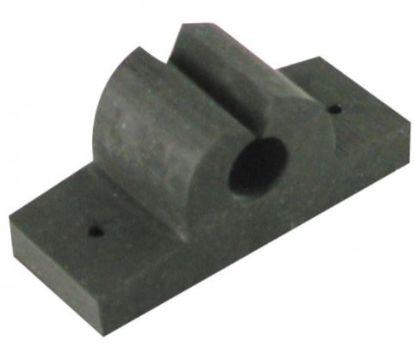 WHITECAP IND 5/8' BLACK RUBBER TOOL/ROD HOLDER - 3752BC