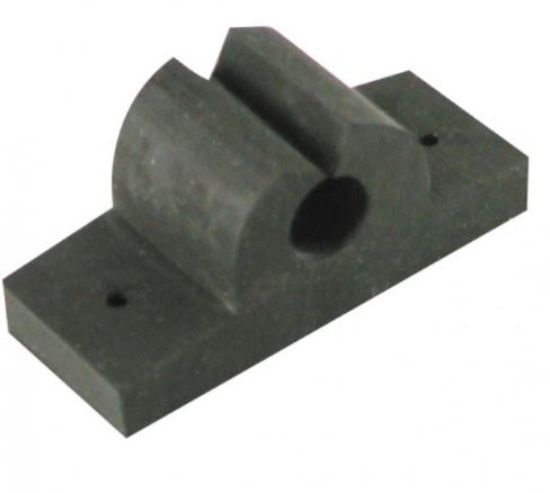 WHITECAP IND 1' BLACK RUBBER TOOL/ROD HOLDER - 3754BC