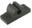 WHITECAP IND 1' BLACK RUBBER TOOL/ROD HOLDER - 3754BC