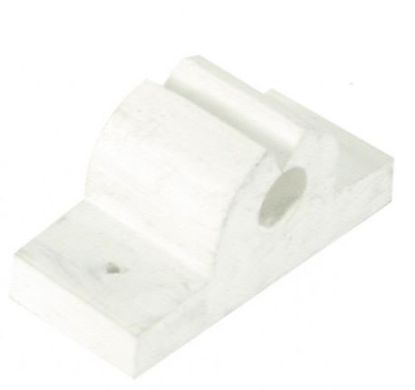 WHITECAP IND 1' WHITE RUBBER TOOL/ROD HOLDER - 3754WC