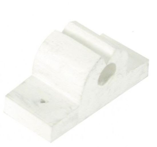 WHITECAP IND 1' WHITE RUBBER TOOL/ROD HOLDER - 3754WC